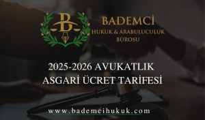 Avukatlık Asgari Ücret Tarifesi